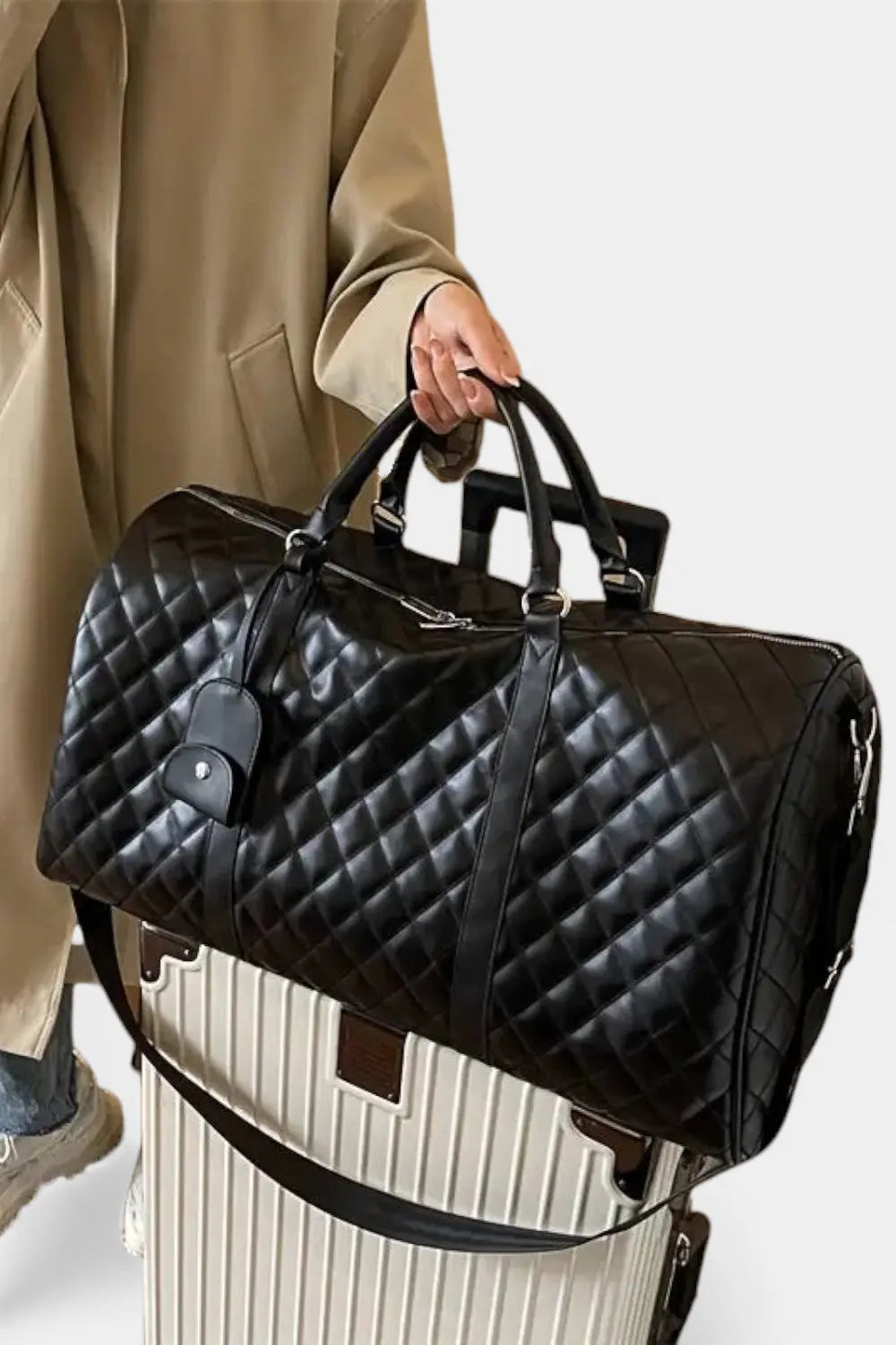 Kew | Quilted Leather Travel Duffle Bag RAVIKEN