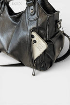 Chesham | Slouchy Leather Tote with Wide Comfort Strap RAVIKEN