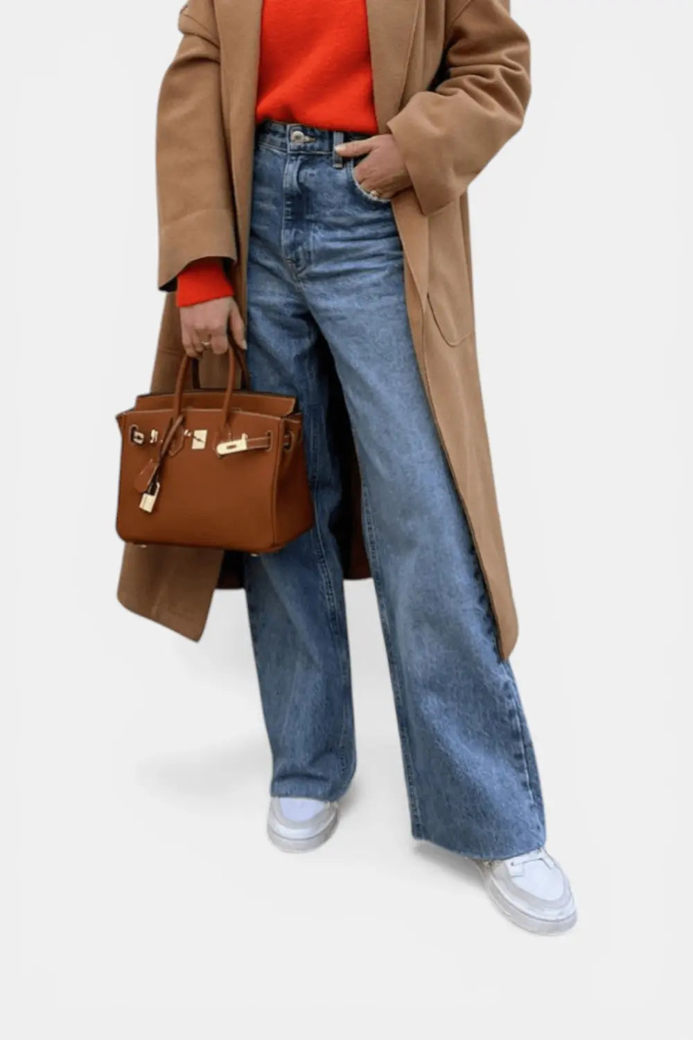 Fulham | Suede Tote Handbag with Gold Lock RAVIKEN