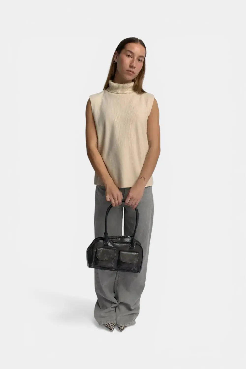 Henley | Distressed Leather Bowling Bag RAVIKEN