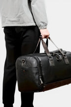 Victoria | Leather Weekend Duffle Bag — 40L RAVIKEN