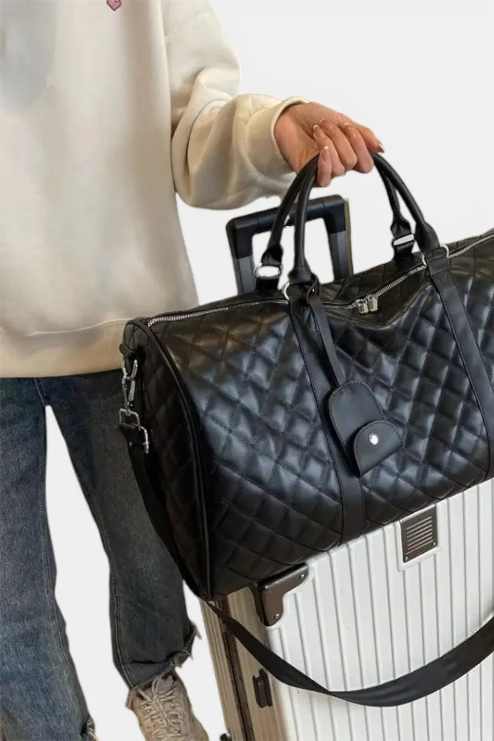 Kew | Quilted Leather Travel Duffle Bag RAVIKEN