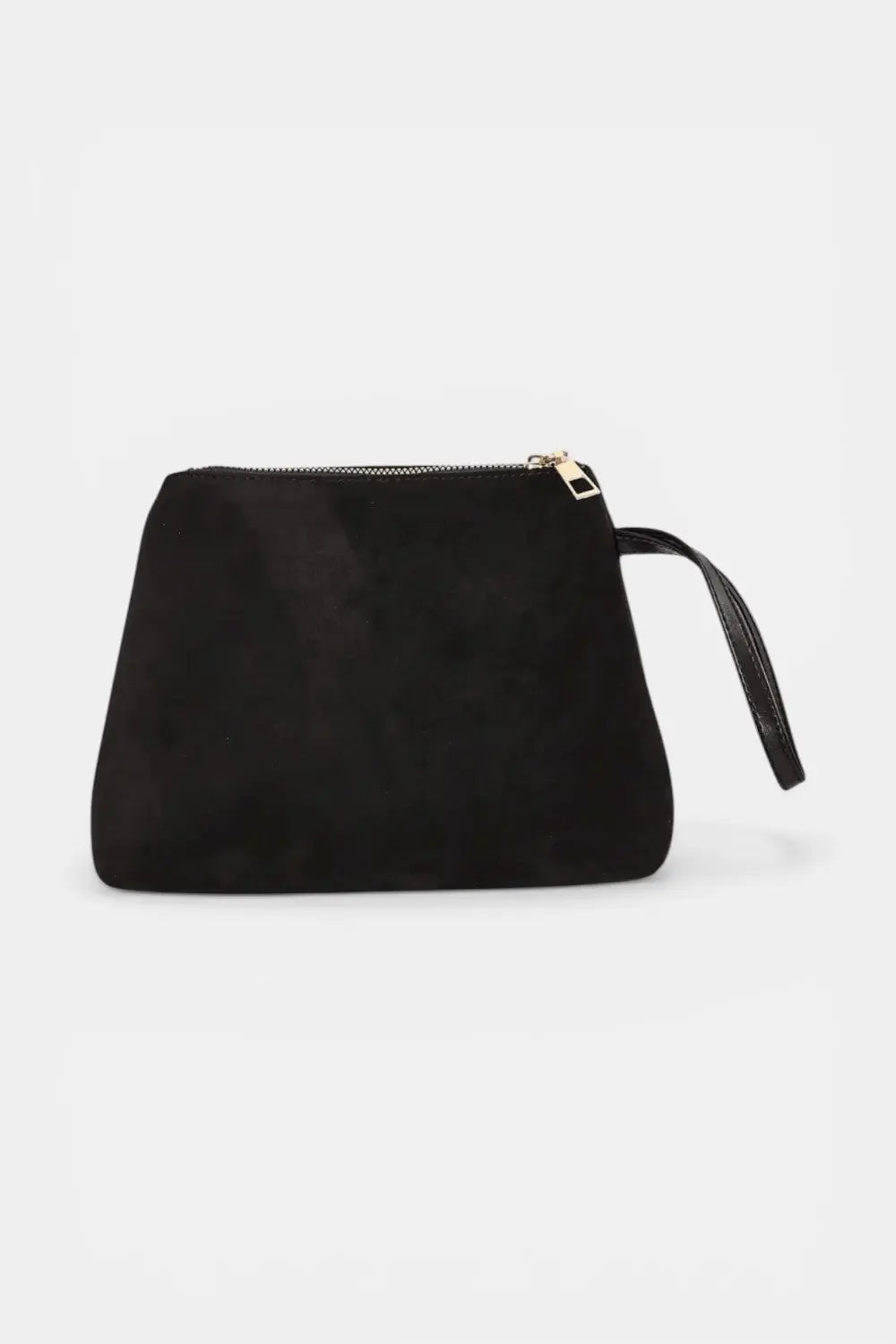 Marlow | Suede Makeup Pouch with Wristlet Handle RAVIKEN