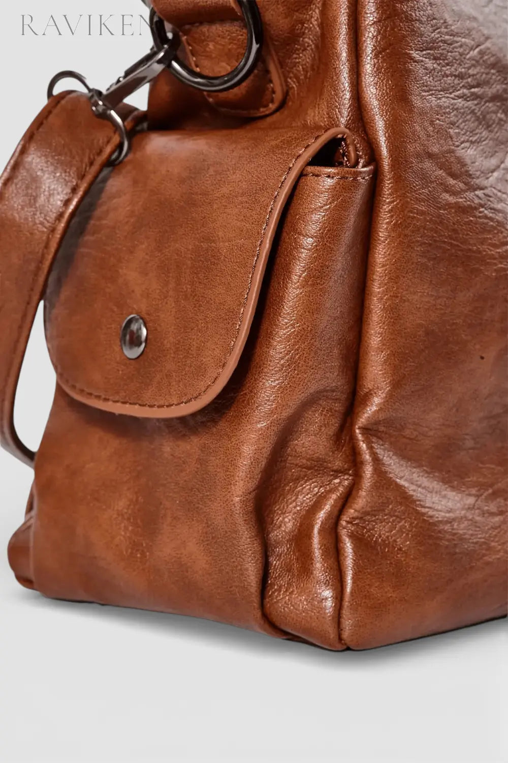 Chesham | Slouchy Leather Tote with Wide Comfort Strap RAVIKEN