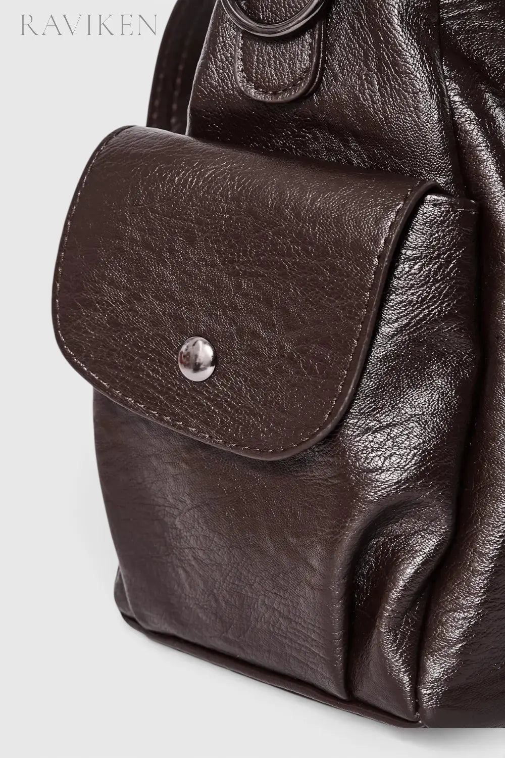 Chesham | Slouchy Leather Tote with Wide Comfort Strap RAVIKEN