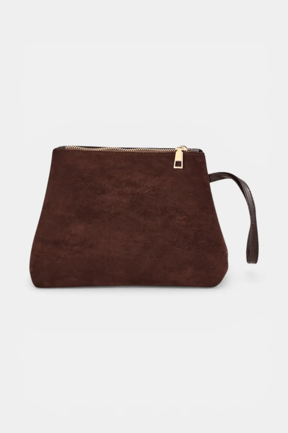 Marlow | Suede Makeup Pouch with Wristlet Handle RAVIKEN