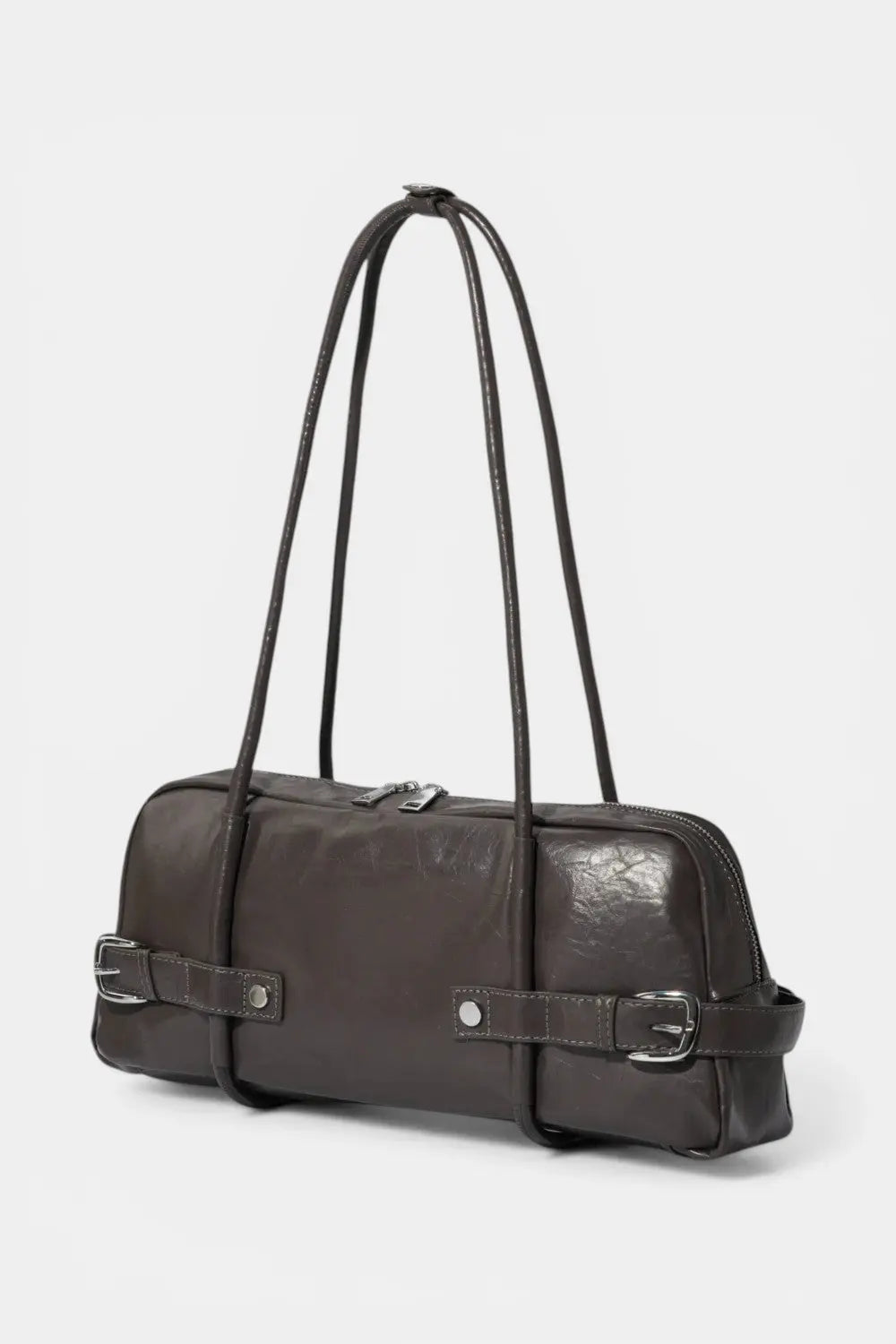 Windsor | Mini Baguette Bag with Silver Buckles RAVIKEN