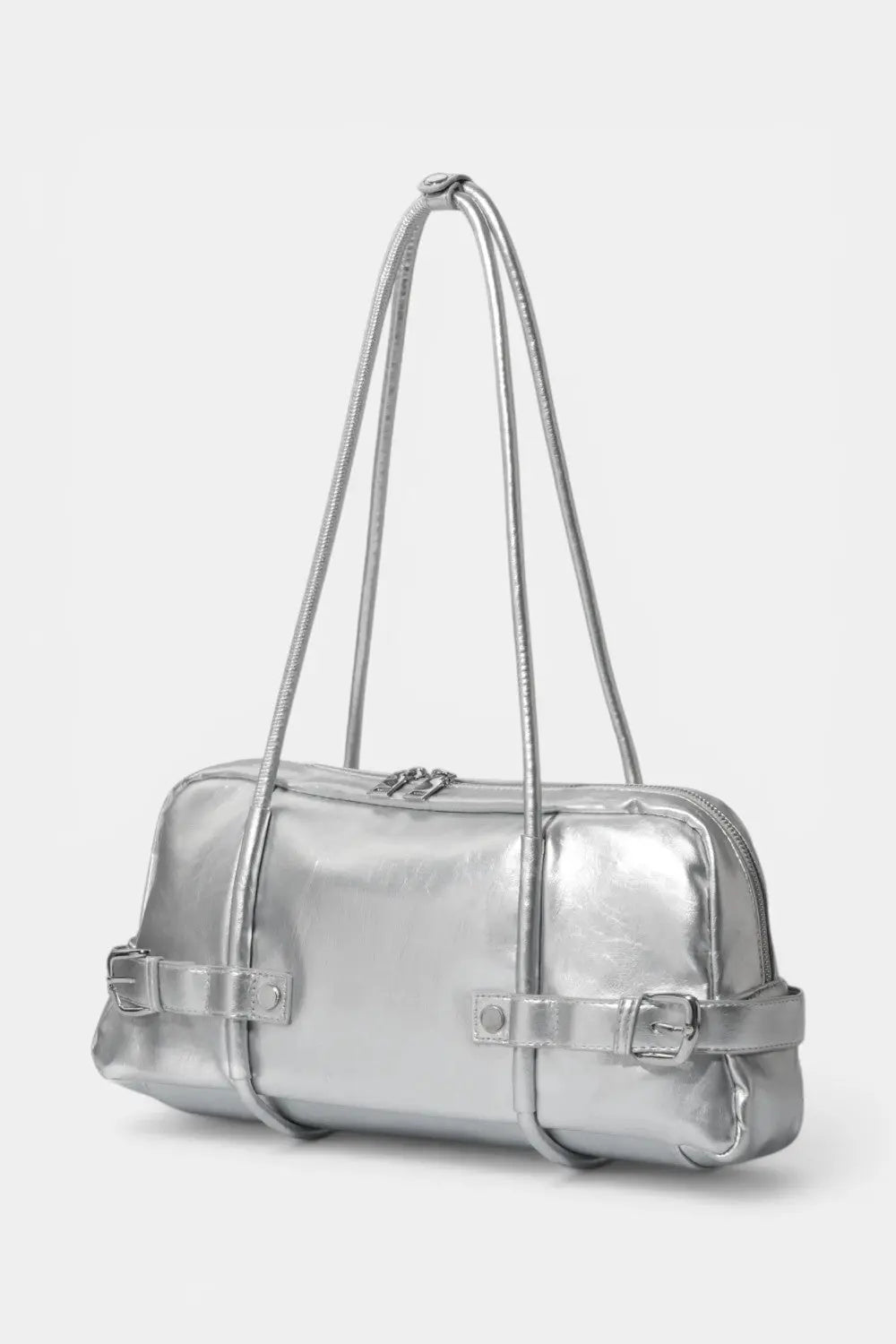 Windsor | Mini Baguette Bag with Silver Buckles RAVIKEN