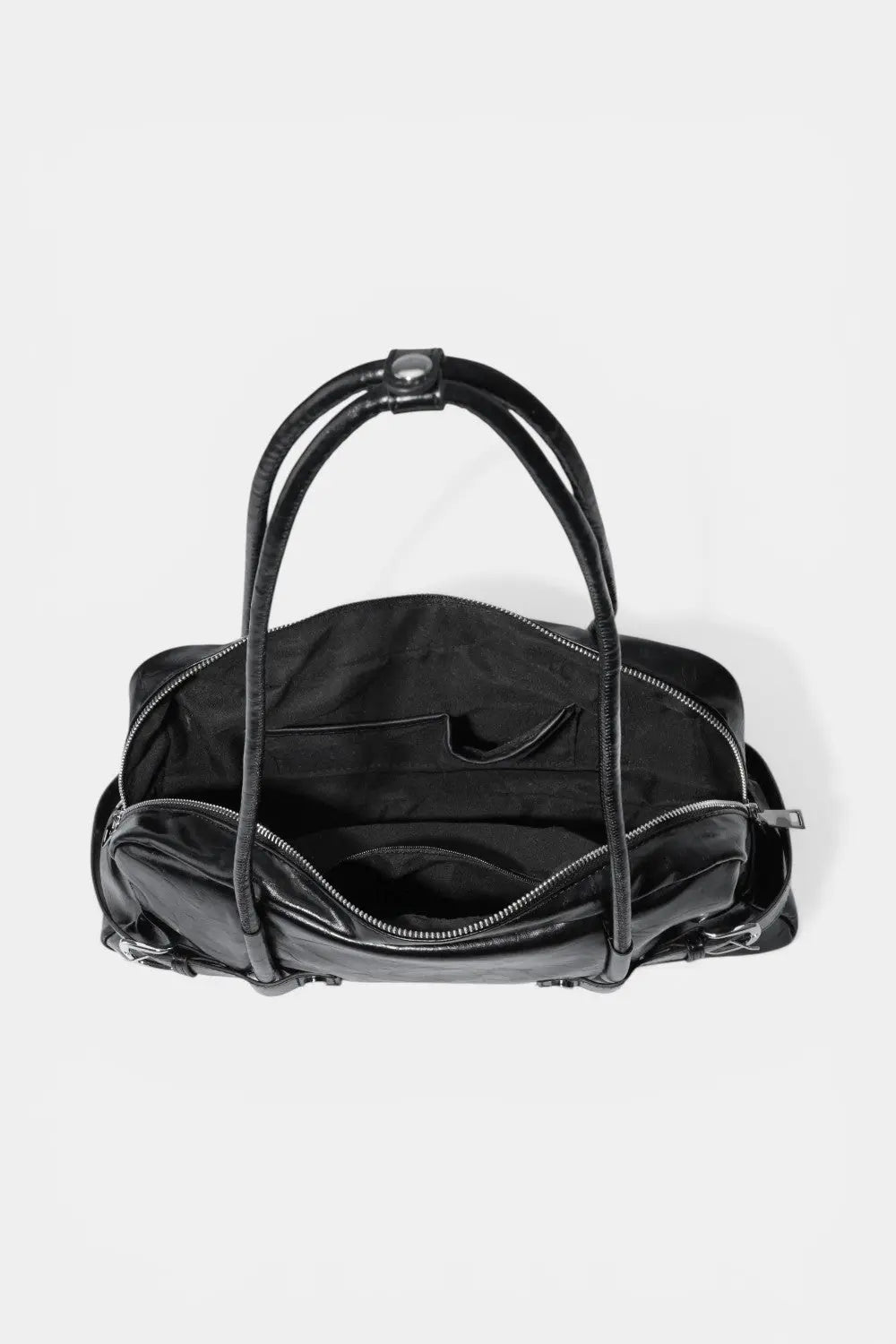 Windsor | Mini Baguette Bag with Silver Buckles RAVIKEN