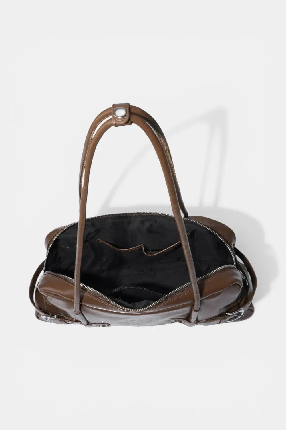 Windsor | Mini Baguette Bag with Silver Buckles RAVIKEN