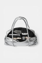 Windsor | Mini Baguette Bag with Silver Buckles RAVIKEN