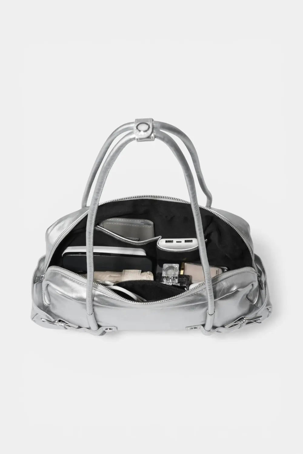 Windsor | Mini Baguette Bag with Silver Buckles RAVIKEN