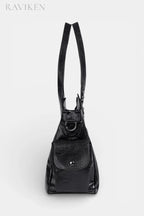 Chesham | Slouchy Leather Tote with Wide Comfort Strap RAVIKEN