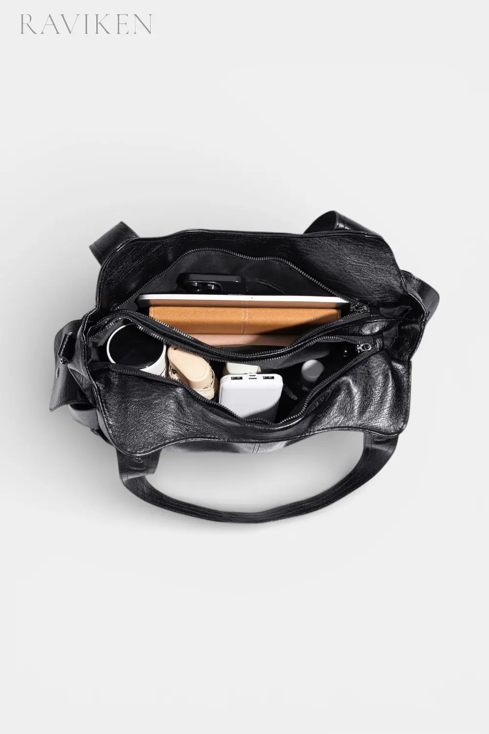 Chesham | Slouchy Leather Tote with Wide Comfort Strap RAVIKEN