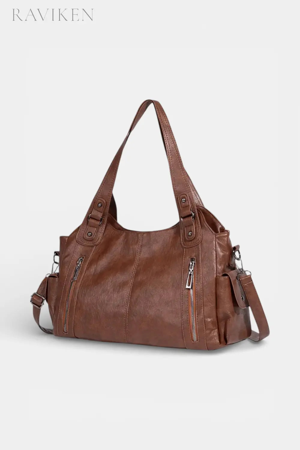 Chesham | Slouchy Leather Tote with Wide Comfort Strap RAVIKEN