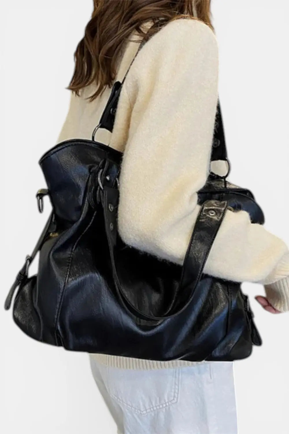 Dalston | Vegan Leather Handbag with Detachable Strap RAVIKEN