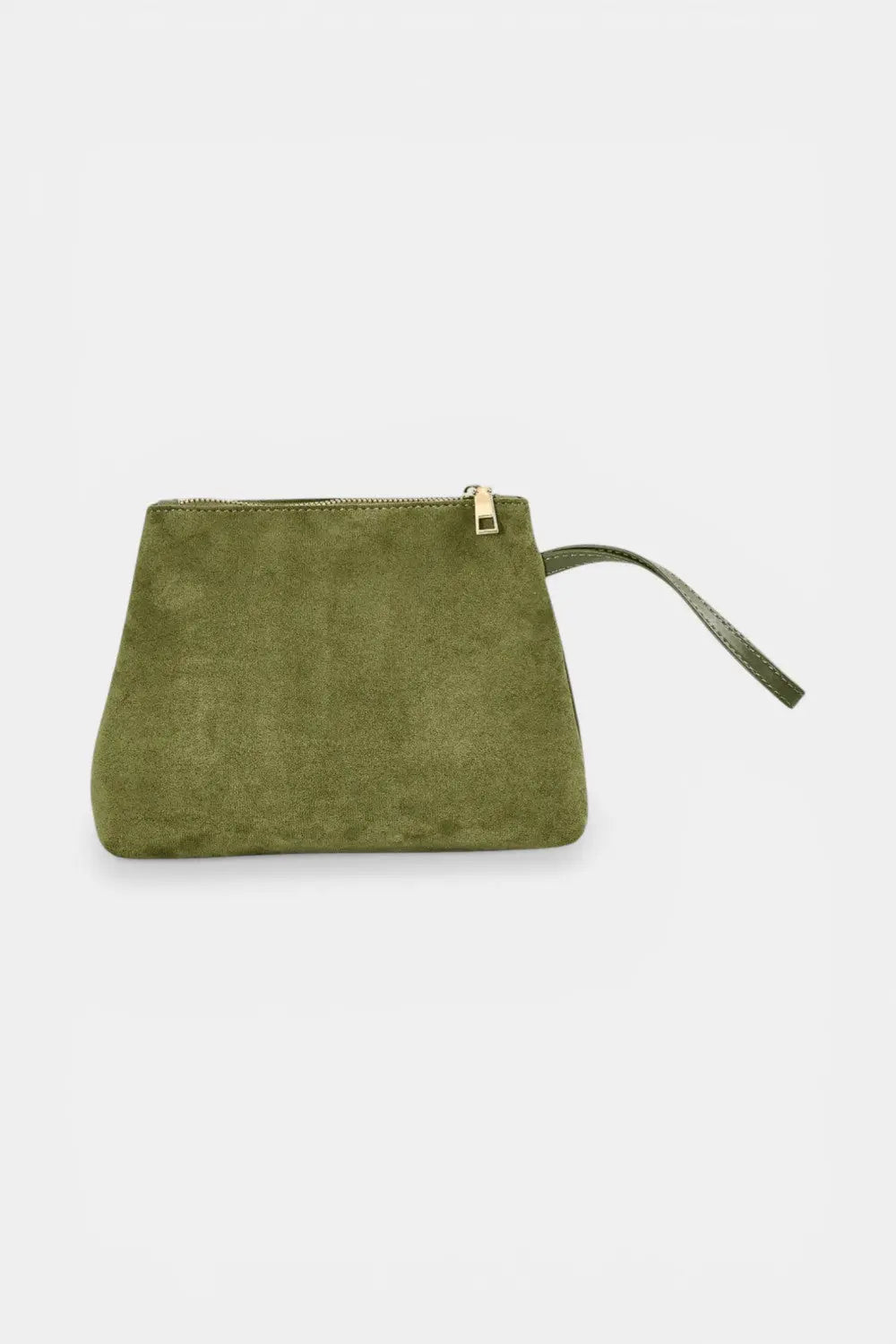 Marlow | Suede Makeup Pouch with Wristlet Handle RAVIKEN