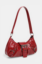 Notting | Distressed Hobo Handbag with Buckle Detail RAVIKEN