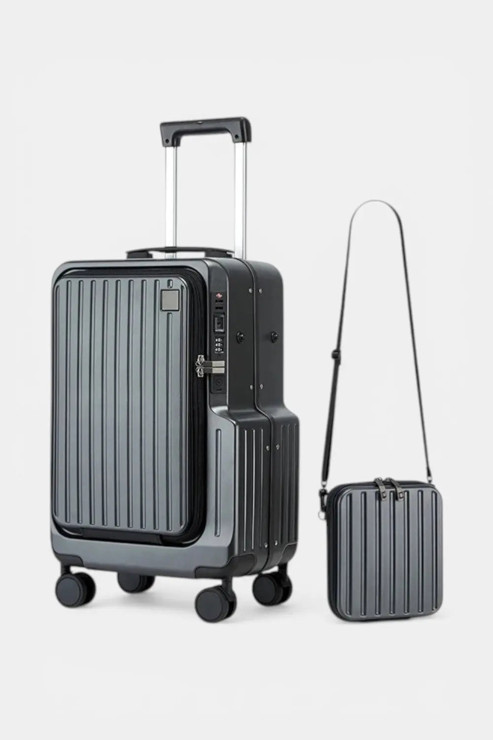 Harlow | Cabin Suitcase with Front-Opening Compartment