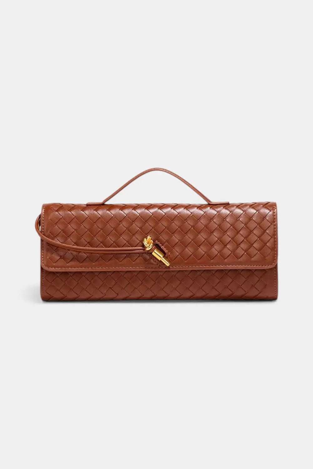 Claridge | Woven Vegan Leather Evening Clutch RAVIKEN