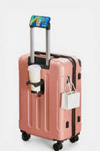 Tilbury | Hard Shell Suitcase with Cup Holder & Phone Stand RAVIKEN