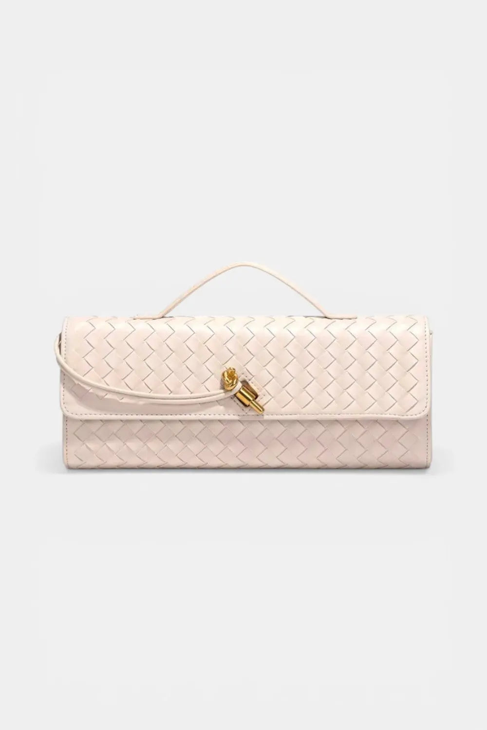Claridge | Woven Vegan Leather Evening Clutch RAVIKEN