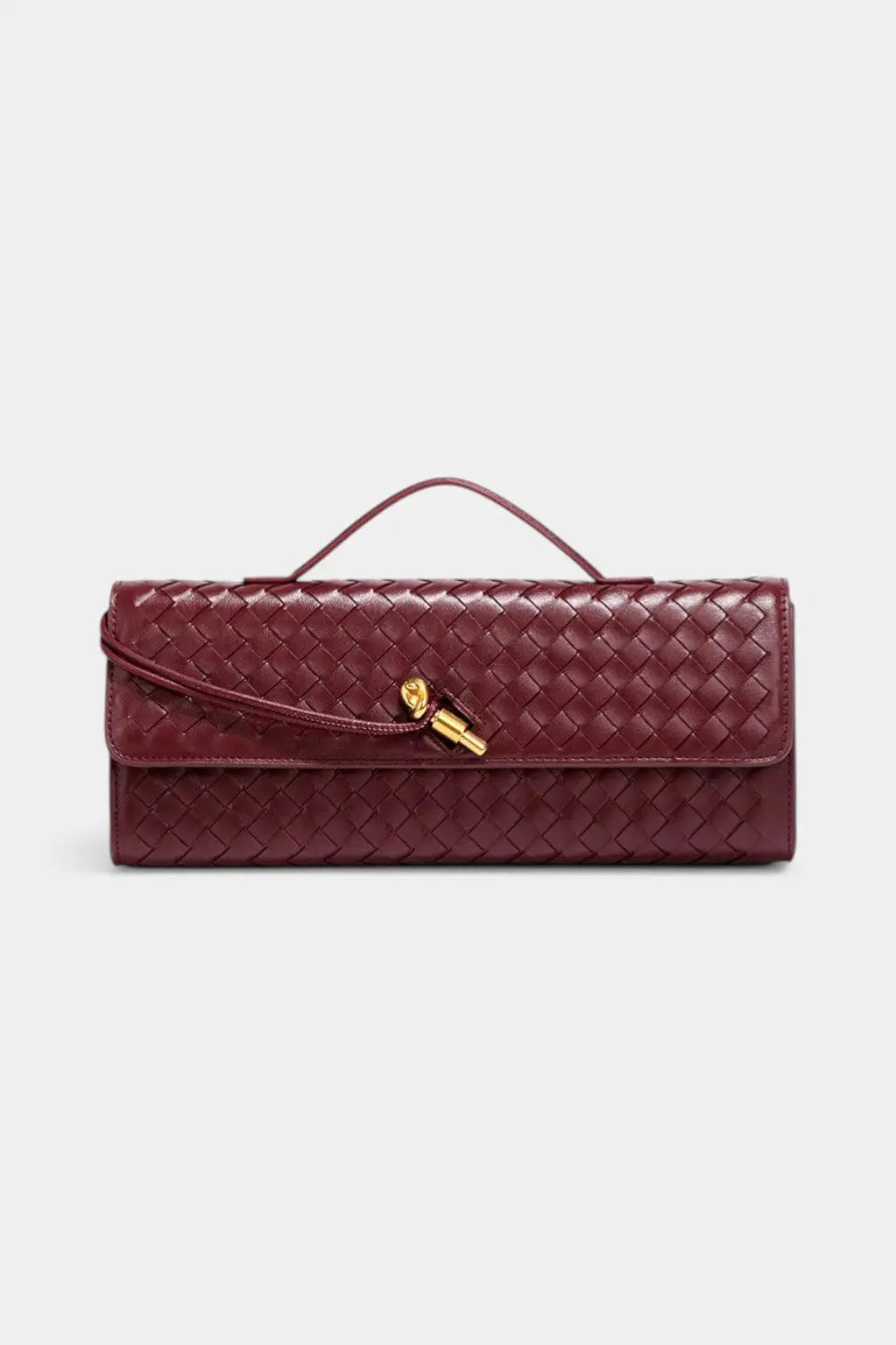 Claridge | Woven Vegan Leather Evening Clutch RAVIKEN