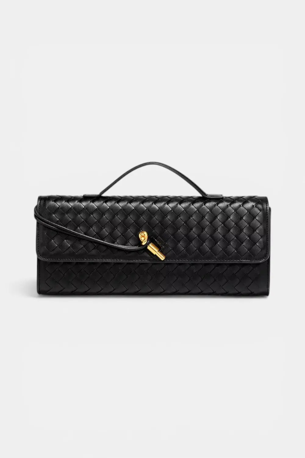 Claridge | Woven Vegan Leather Evening Clutch RAVIKEN