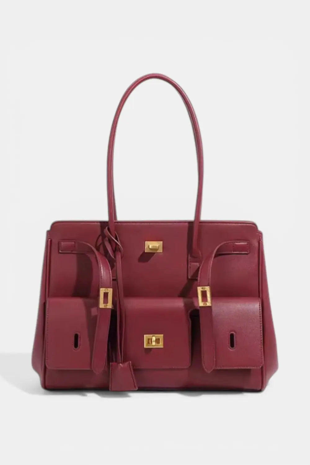 Marlow | Wing Tote Handbag with Sculptural Hardware RAVIKEN