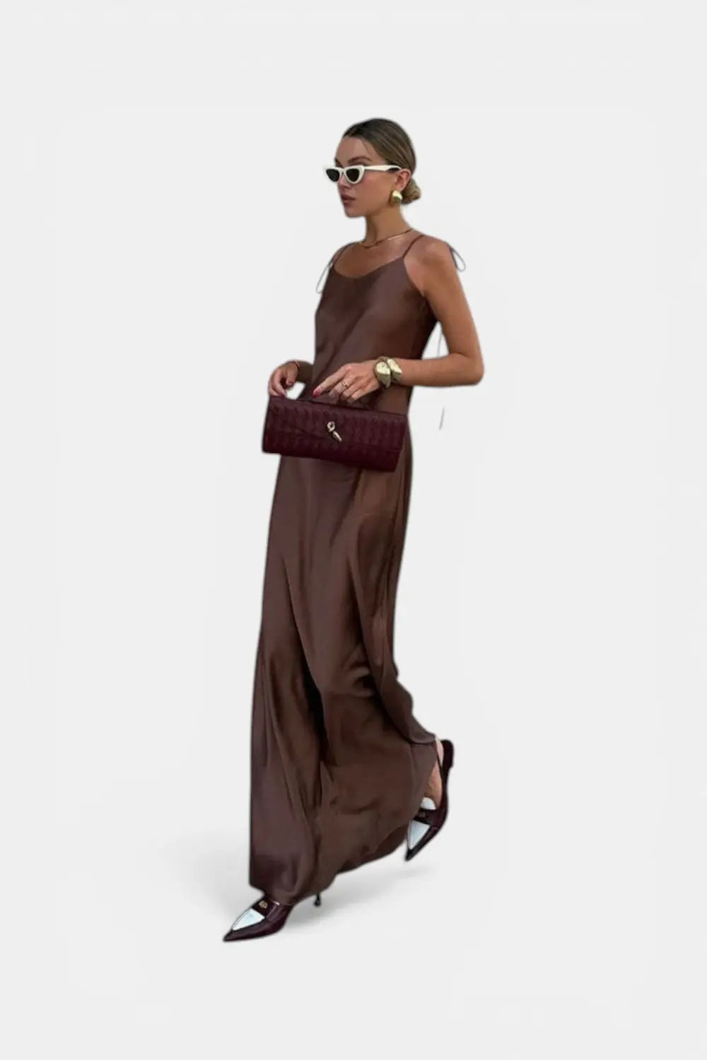 Claridge | Woven Vegan Leather Evening Clutch RAVIKEN