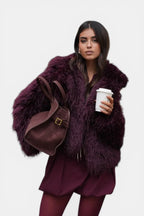 Kensington | Structured Suede Handbag RAVIKEN