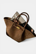 Surbiton | Structured Suede Tote Handbag RAVIKEN