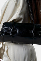 Windsor | Mini Baguette Bag with Silver Buckles RAVIKEN