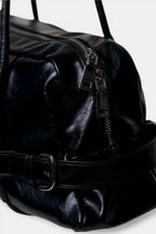 Windsor | Mini Baguette Bag with Silver Buckles RAVIKEN