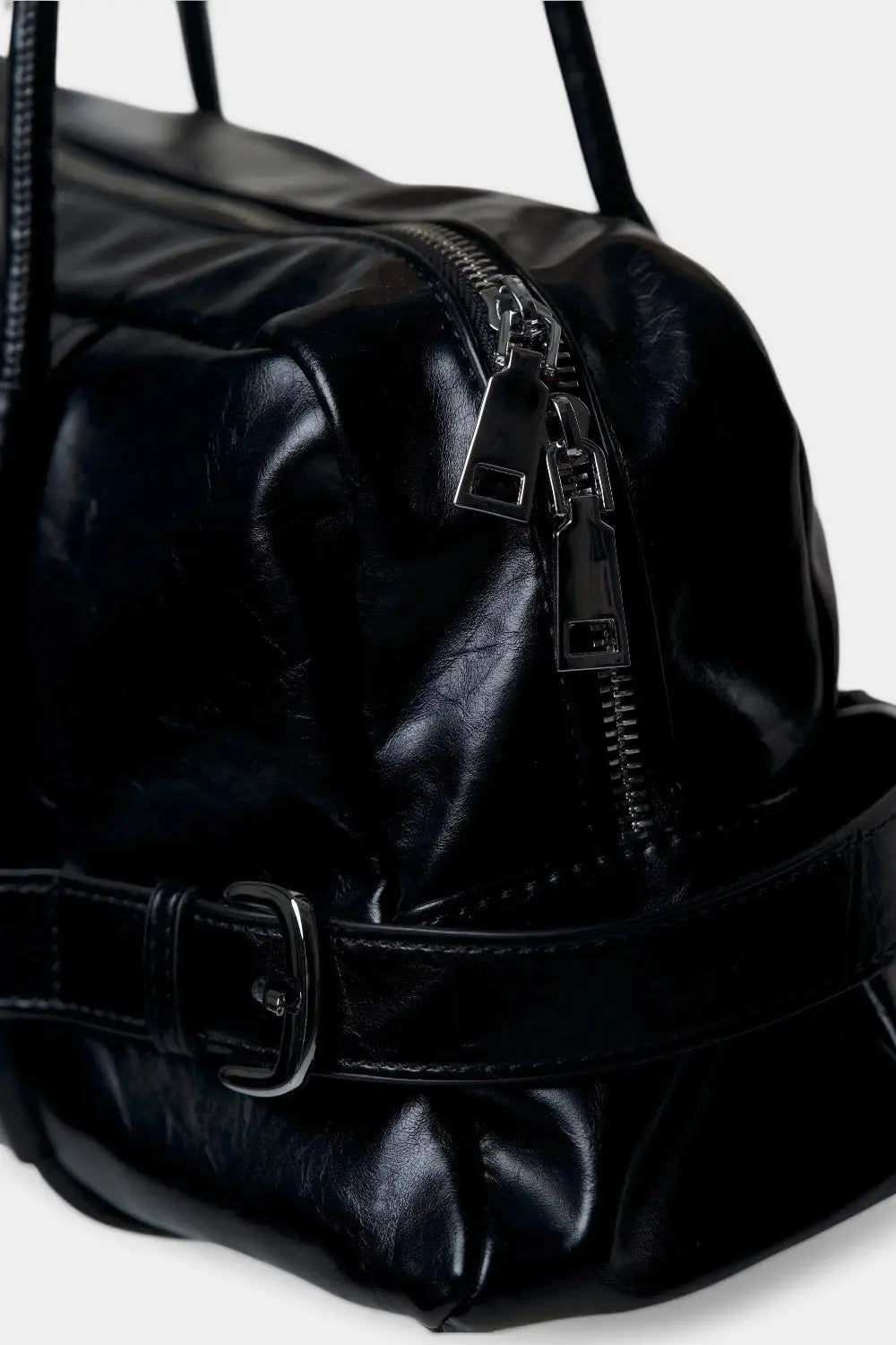 Windsor | Mini Baguette Bag with Silver Buckles RAVIKEN