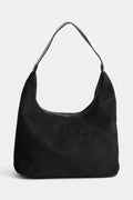 Burnham | Suede Tote Shoulder Bag with Zip RAVIKEN