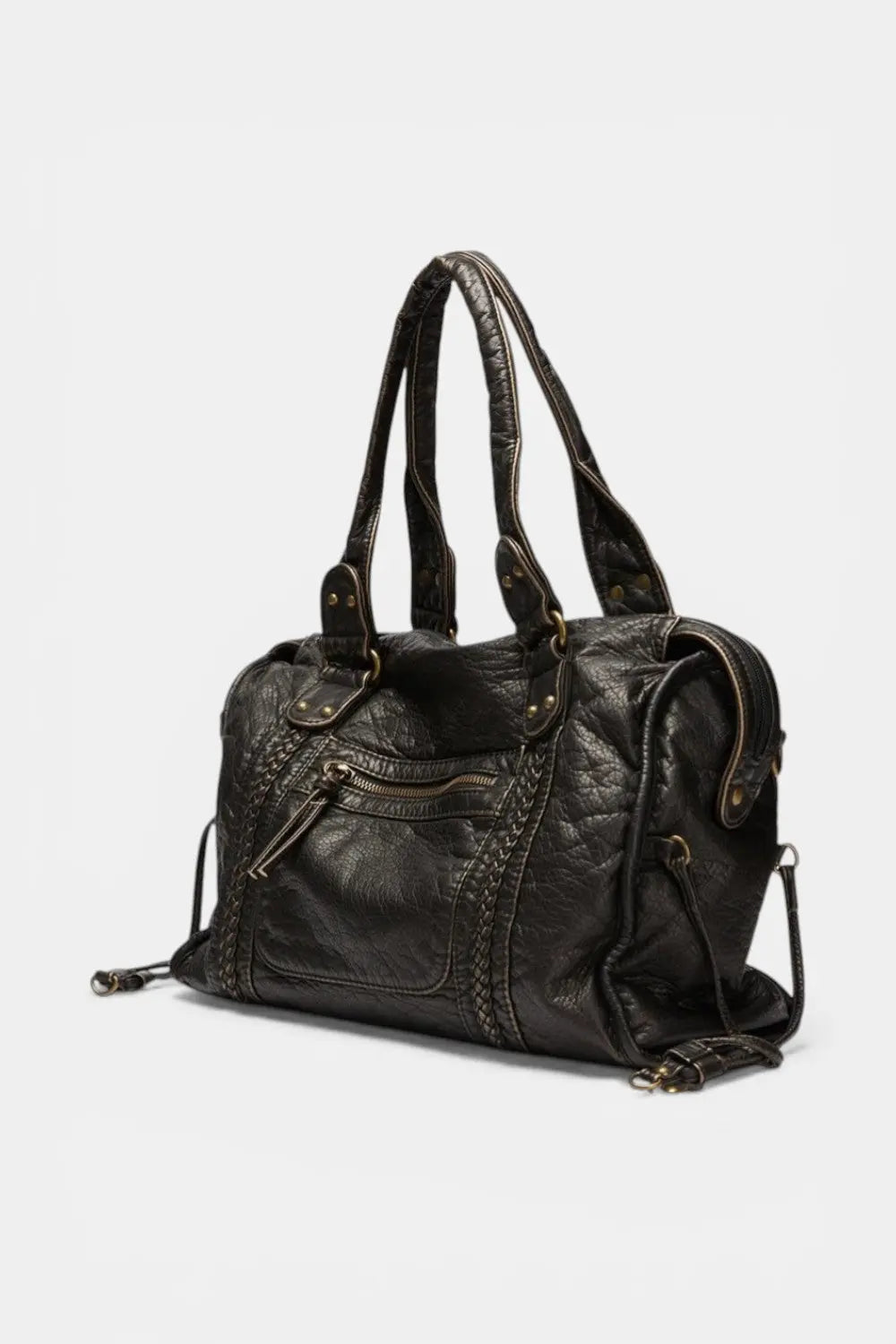 Vintage Shoulder Bag with Braided Detail | Raviken – RAVIKEN