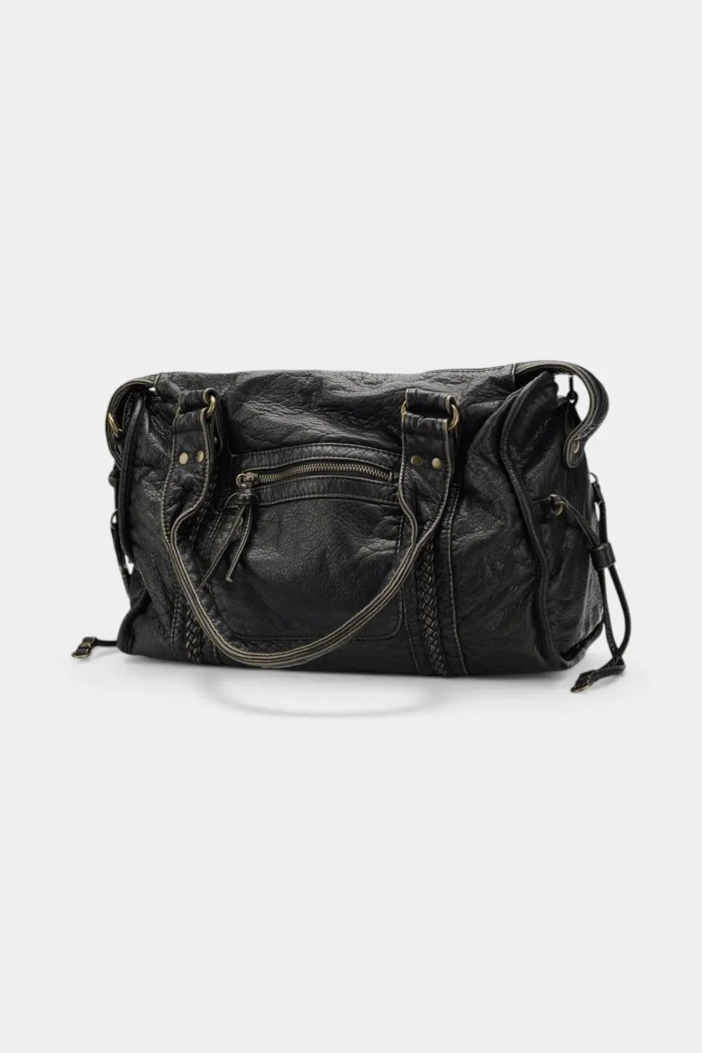Portobello | Vintage Shoulder Bag with Braided Detail RAVIKEN