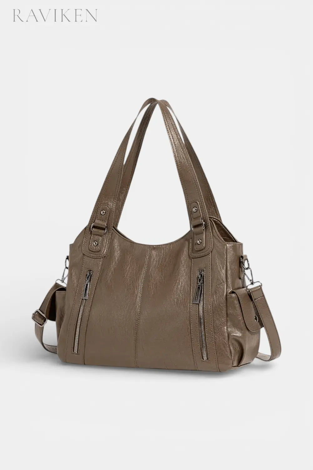 Chesham | Slouchy Leather Tote with Wide Comfort Strap RAVIKEN