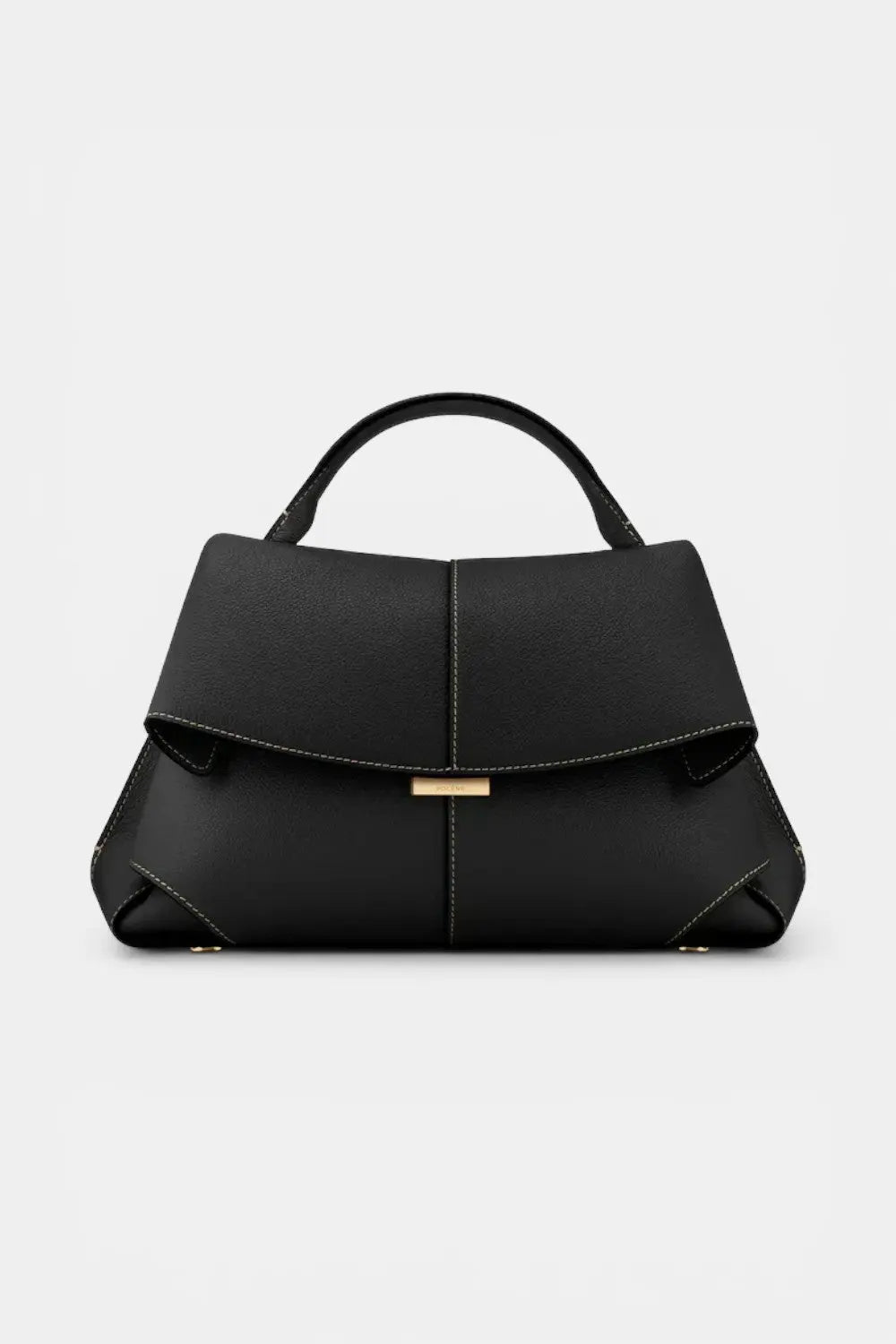 Bloomsbury | Structured Vegan Leather Handbag RAVIKEN
