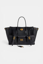 Marlow | Wing Tote Handbag with Sculptural Hardware RAVIKEN
