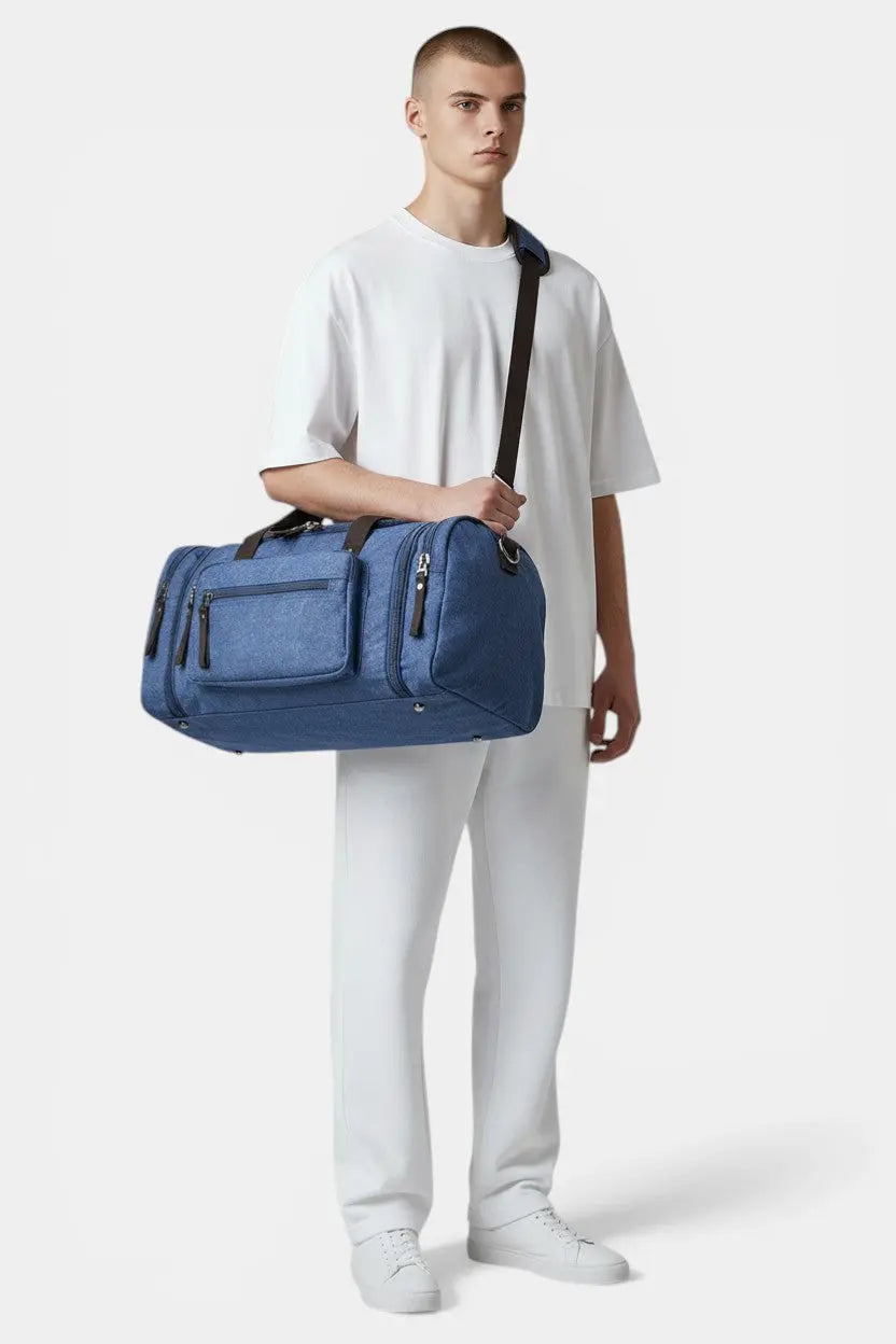 Barbican | Expandable Canvas Weekender Bag — 40–50L RAVIKEN