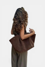 Surbiton | Structured Suede Tote Handbag RAVIKEN