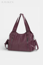 Chesham | Slouchy Leather Tote with Wide Comfort Strap RAVIKEN
