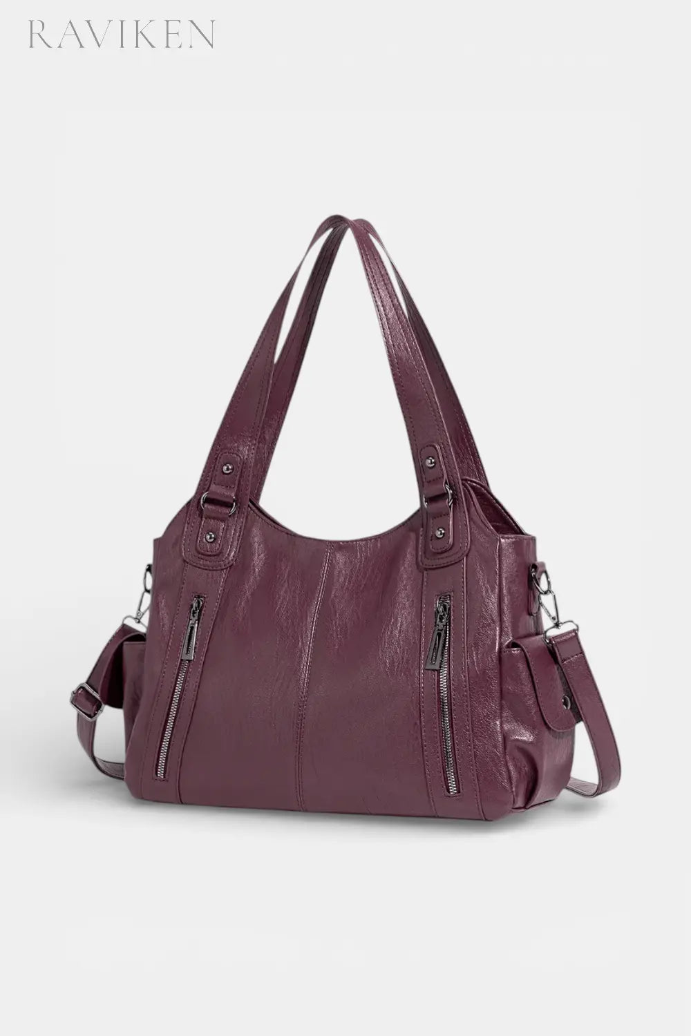 Chesham | Slouchy Leather Tote with Wide Comfort Strap RAVIKEN